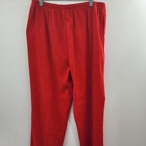 Allison Daley Pocketed Elastic Waist Faux Suede